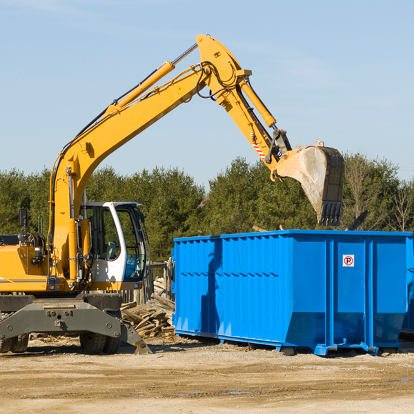 what kind of customer support is available for residential dumpster rentals in Adams County